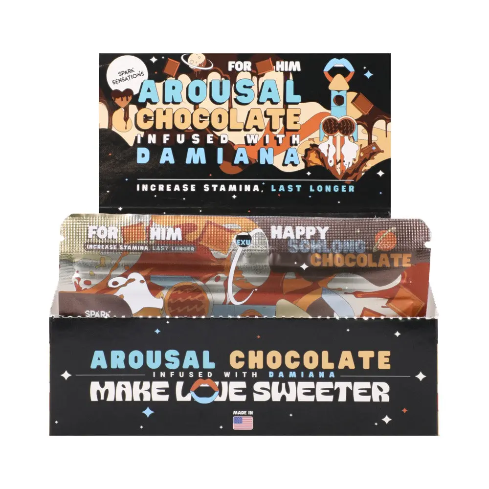 Happy Schlong His Chocolate 12 Pack Display (15G Per Pack - 2 Servings) 1