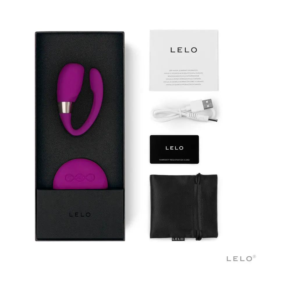 Lelo Tiani 3 Rechargeable Dual Stimulation Couples Vibrator With Remote Deep Rose 1