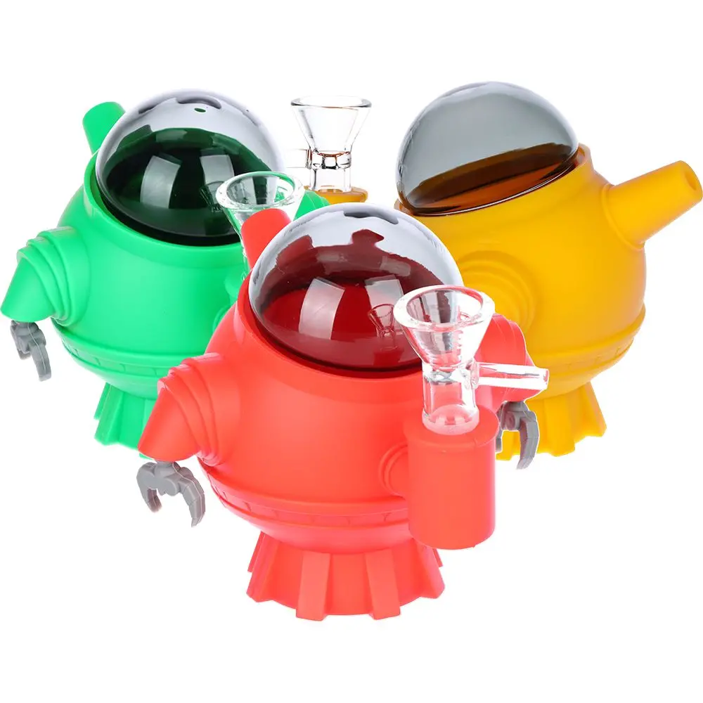 Stoner Bot 3000 Silicone Water Pipe - 4.5 1