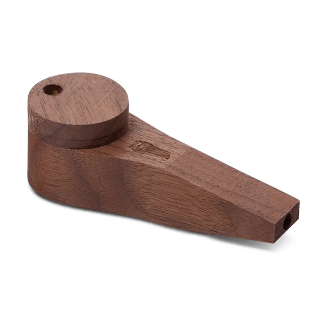 Bearded Circle Wood Pipe With Lid 2