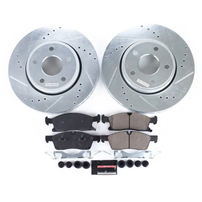 Power Stop 11-19 Dodge Durango Front Z23 Evolution Sport Brake Kit 1