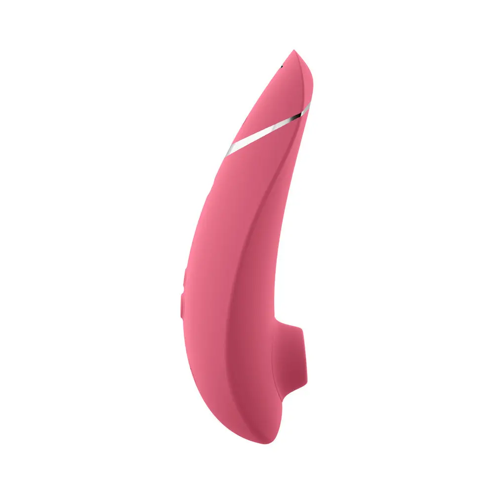 Womanizer Premium 2 Rechargeable Silicone Luxurious Pleasure Air Clitoral Stimulator Raspberry 1