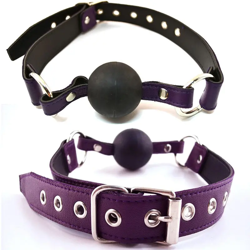 Rouge Ball Gag Purple 1