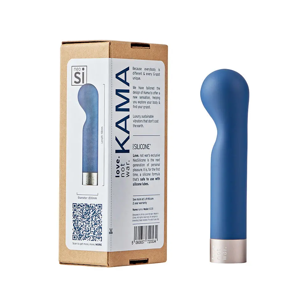 Love Not War Kama Head Blue 1