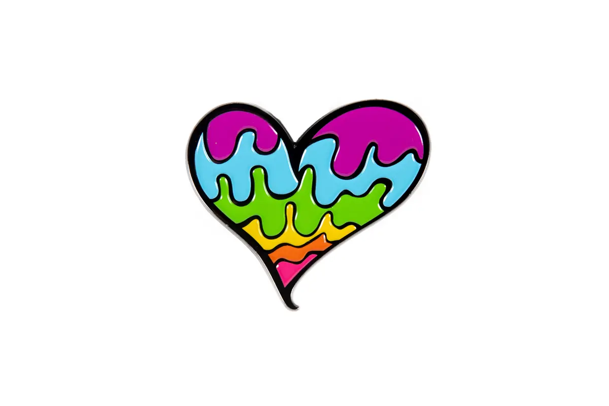 Ellie Paisley Heart Pin | Exclusive Pin | Collab Pin 1