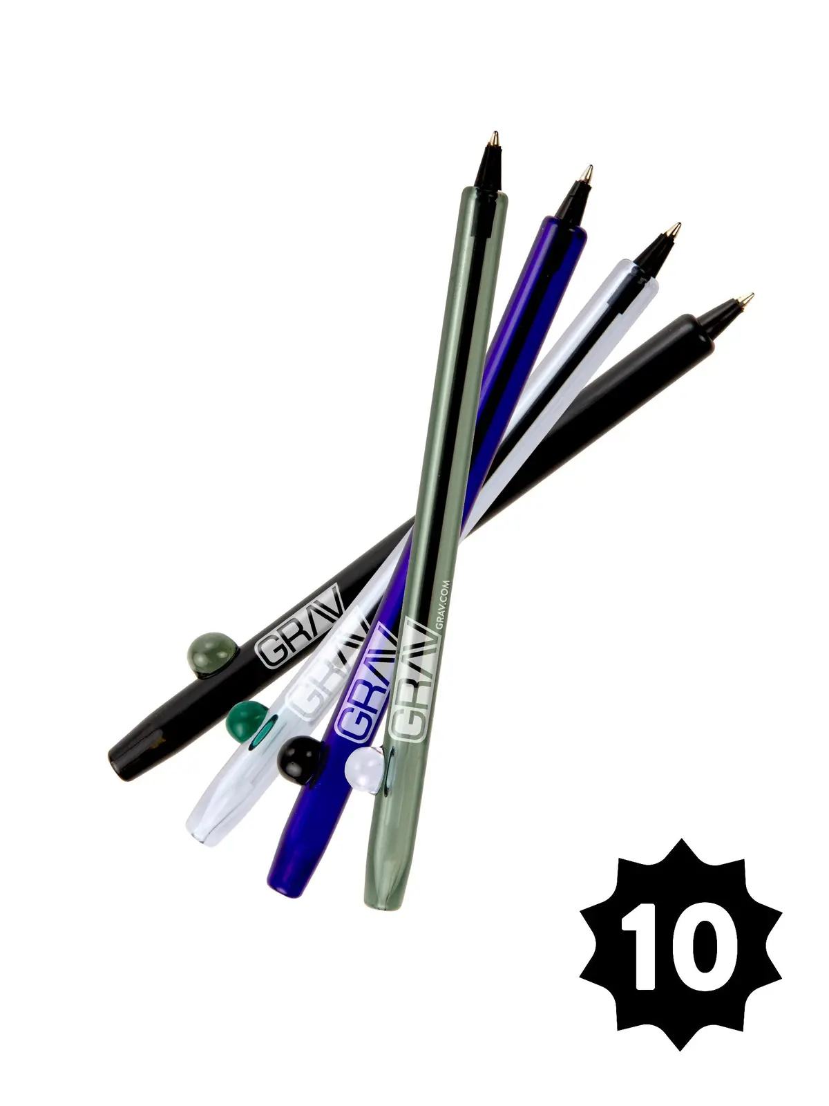 Grav® Boro Writing Pen - Pack Of 10 1
