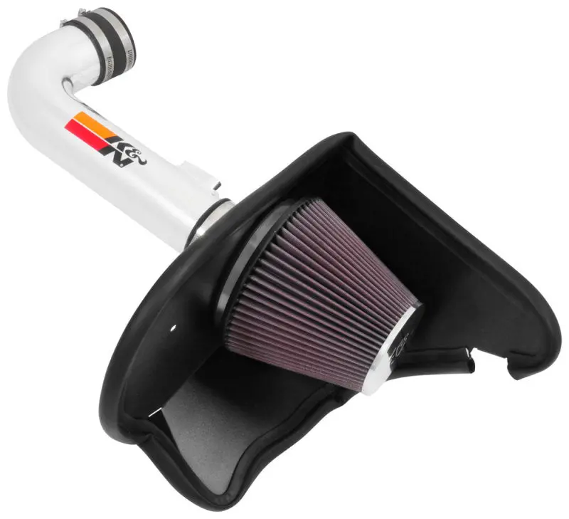 K&N 16-17 Chevy Camaro 3.6L Silver Typhoon Short Ram Intake 1