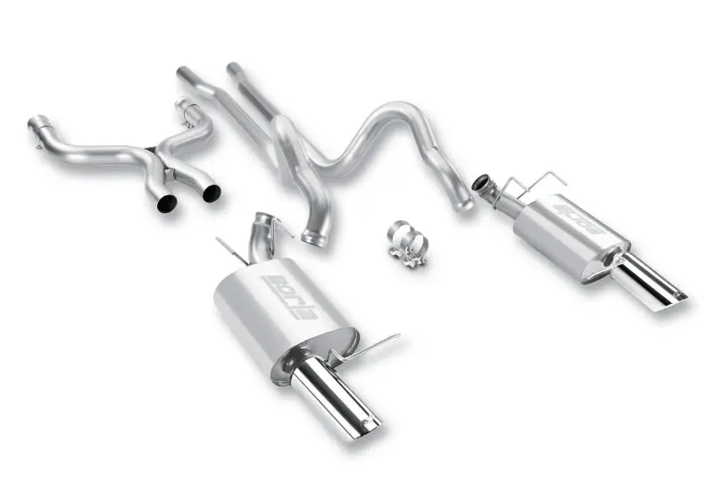 Borla 2011-2012 Mustang Gt 5.0L 8Cyl 6Spd Rwd Agressive Atak Catback Exhaust 1