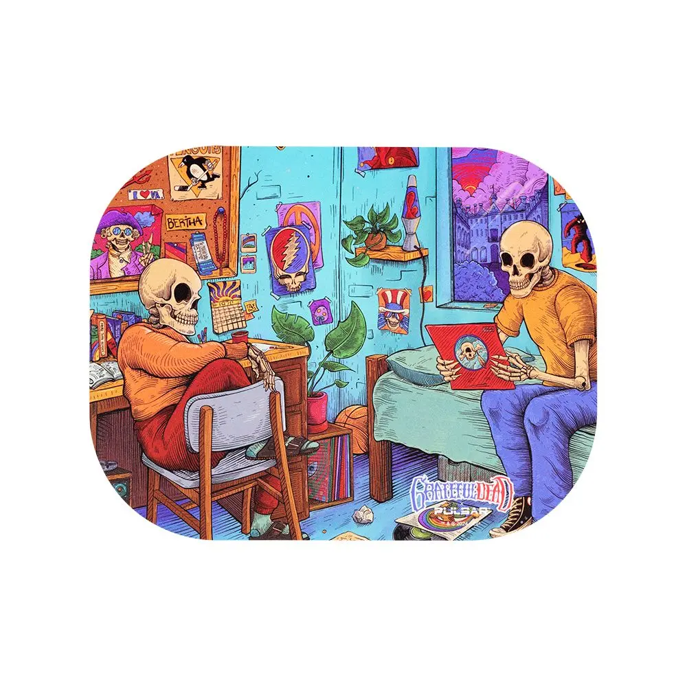 Grateful Dead X Pulsar Mini Magnetic Rolling Tray Lid - Deadhead Dorm / 7"X5.5" 1