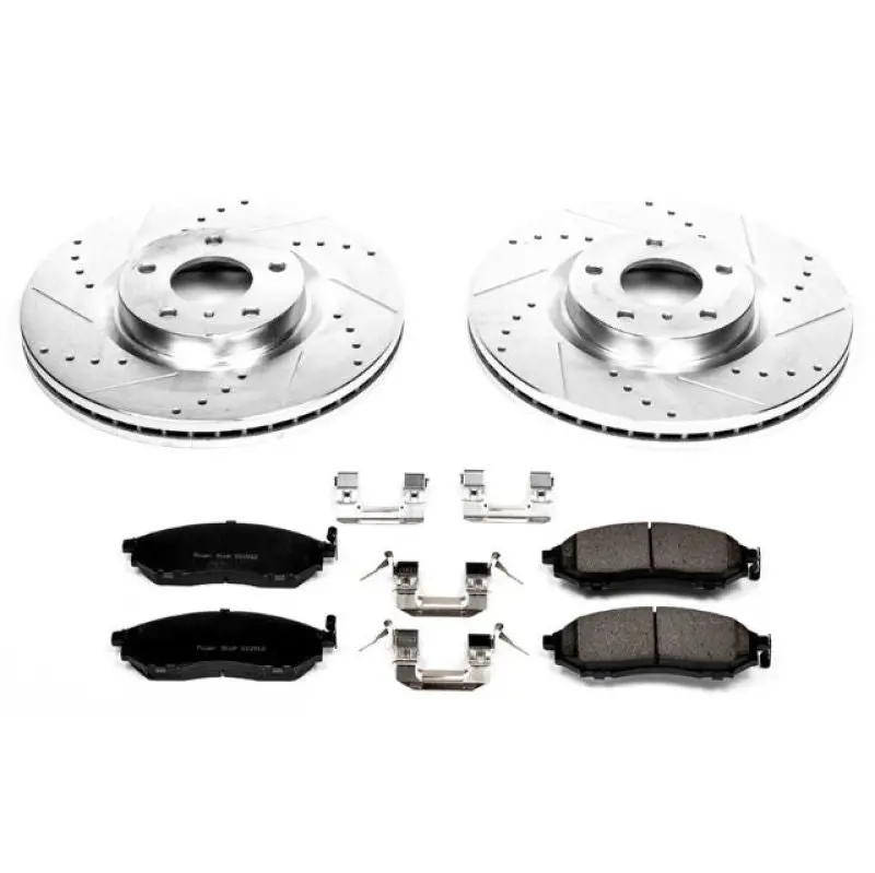 Power Stop 08-12 Infiniti Ex35 Front Z23 Evolution Sport Brake Kit 1
