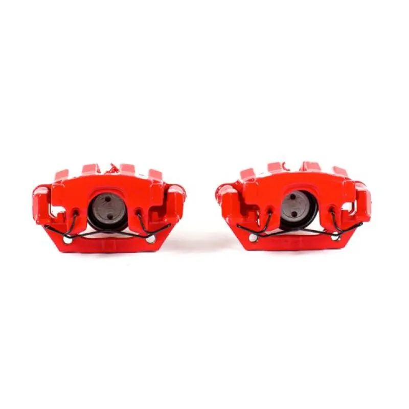 Power Stop 06-09 Pontiac Solstice Rear Red Calipers W/Brackets - Pair 1