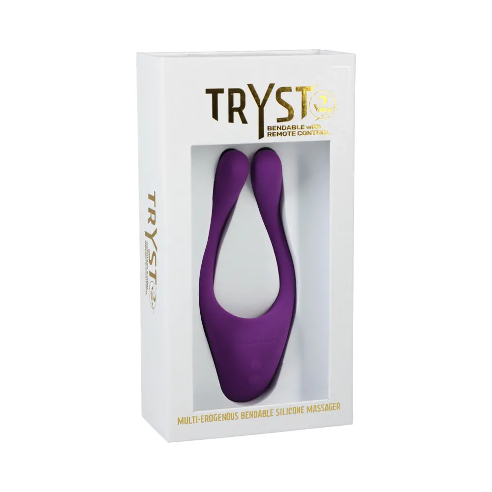 Tryst V2 Bendable Multi Erogenous Zone Massager With Remote- Purple 1