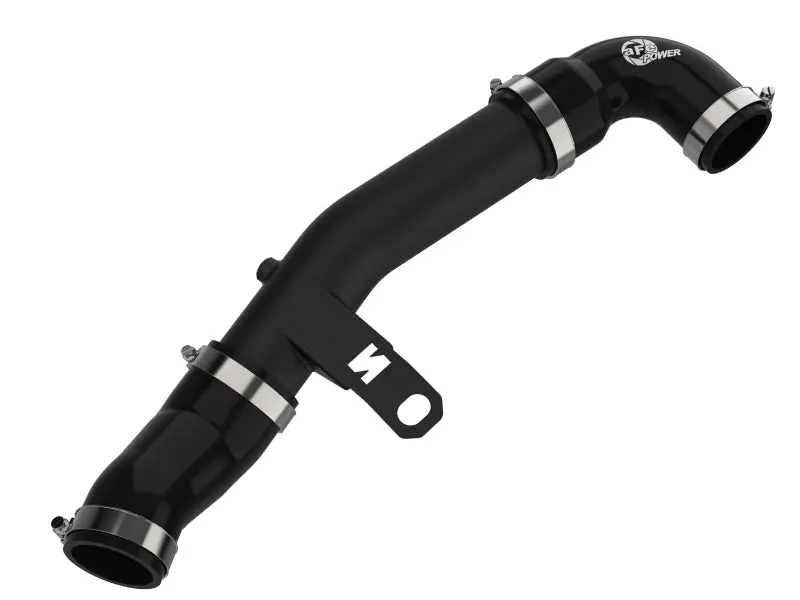 Afe 19-22 Hyundai Veloster N L4 2.0L (T) Bladerunner 2-1/2In Aluminum Hot Charge Pipe - Black 1