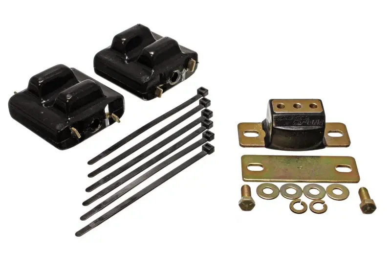 Energy Suspension 87-91 Suburban C10-C30 2Wd Black Motor & Transmission Mounts-Zinc Finish 1