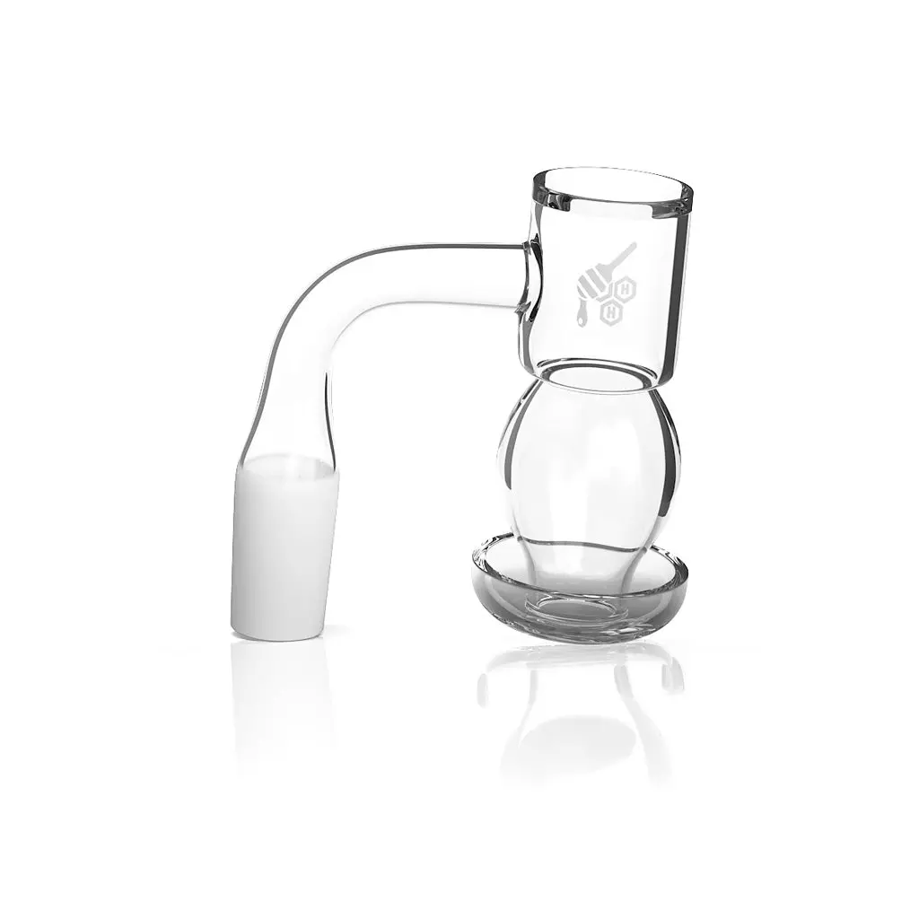 Honeysuckle Bubble Quartz Banger - 90° Degree | Yl 1