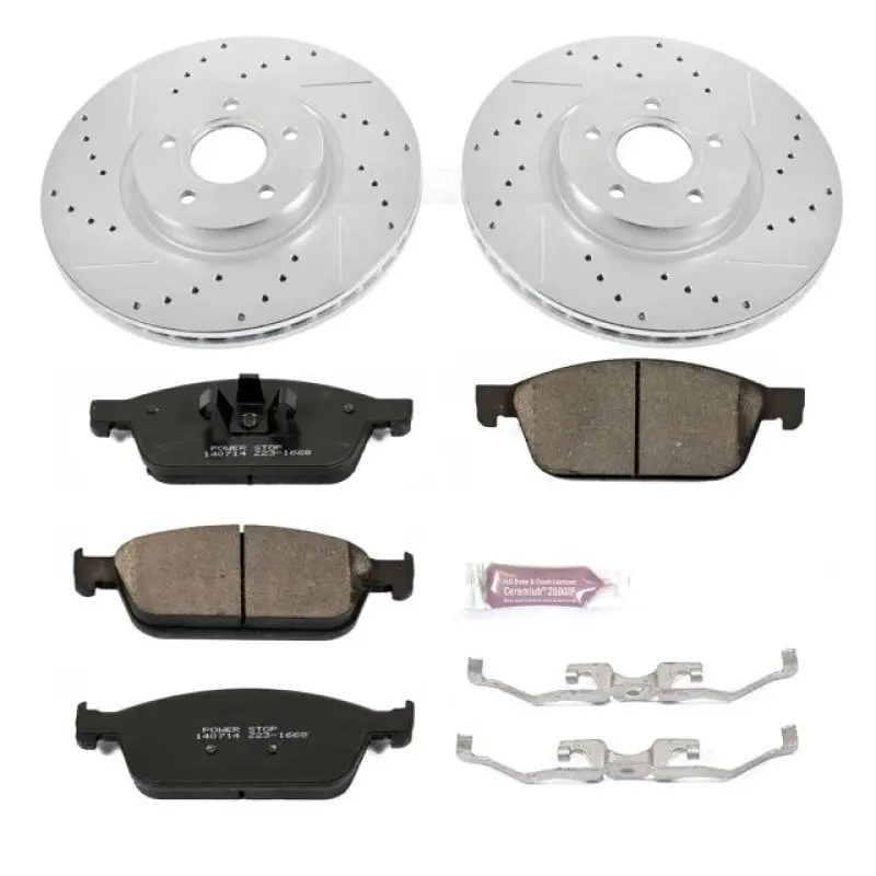 Power Stop 13-14 Ford Focus Front Z23 Evolution Sport Brake Kit 1