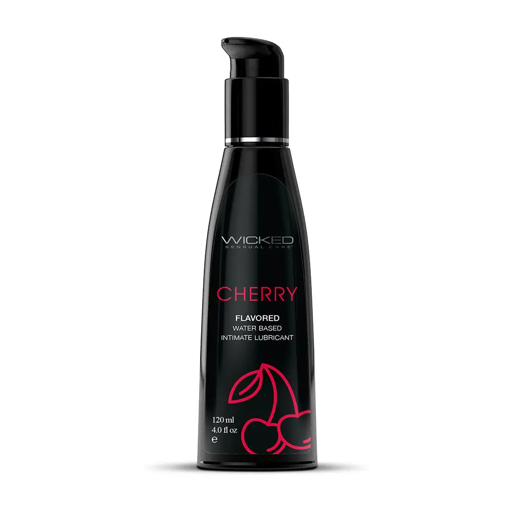 Wicked Aqua Cherry Water-Based Lubricant 4 Oz. 1