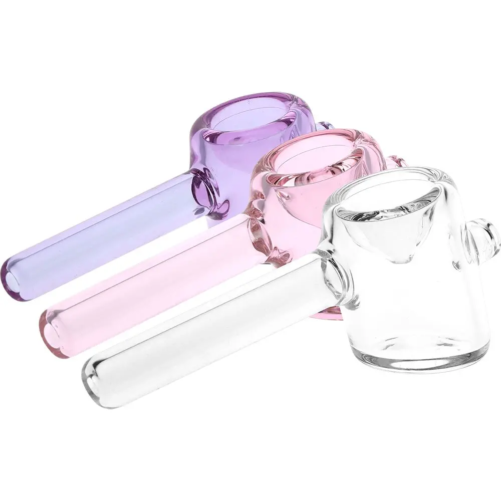 Illusory Reflections Glass Hammer Steamroller - 3.75" / Colors Vary 1