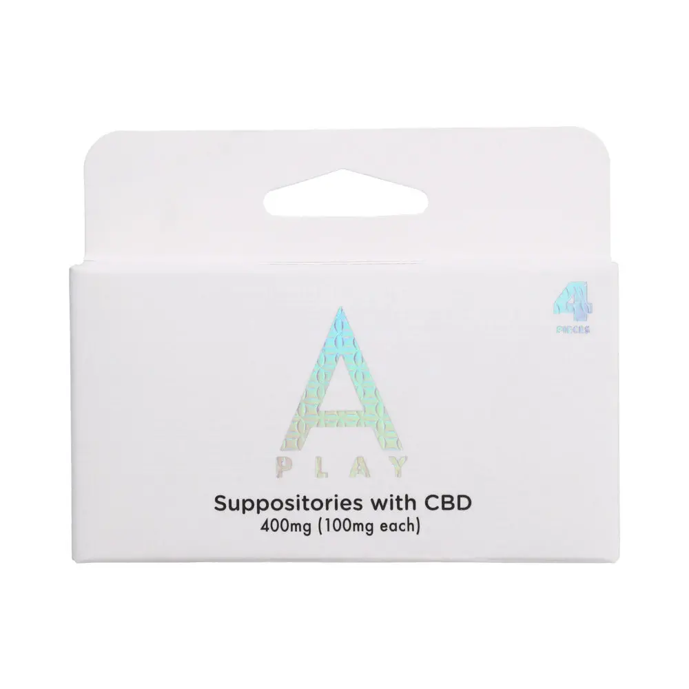 A-Play Suppositories With Cbd 400Mg (100Mg/Ea)4 Pcs 1
