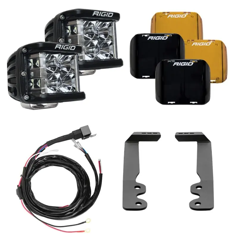 Rigid Industries 2022+ Toyota Tundra A-Pillar Lighting Kit (Fits 360-Series, D-Ss Series) 1