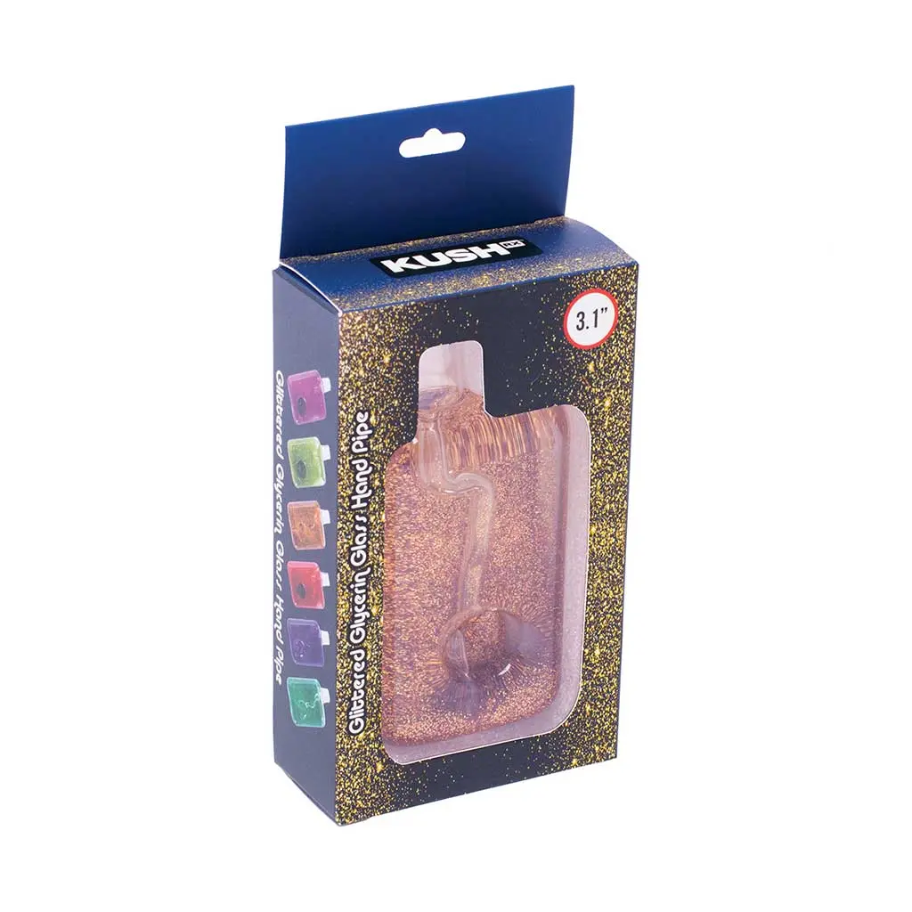 Liquid Glitter Square Hand Pipe 4