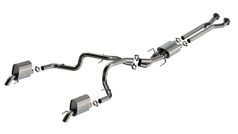 Borla 23-24 Jeep Grand Wagoneer 3.0L I6 Turbo 2.75In S-Type Turndown Tip Catback Exhaust 1