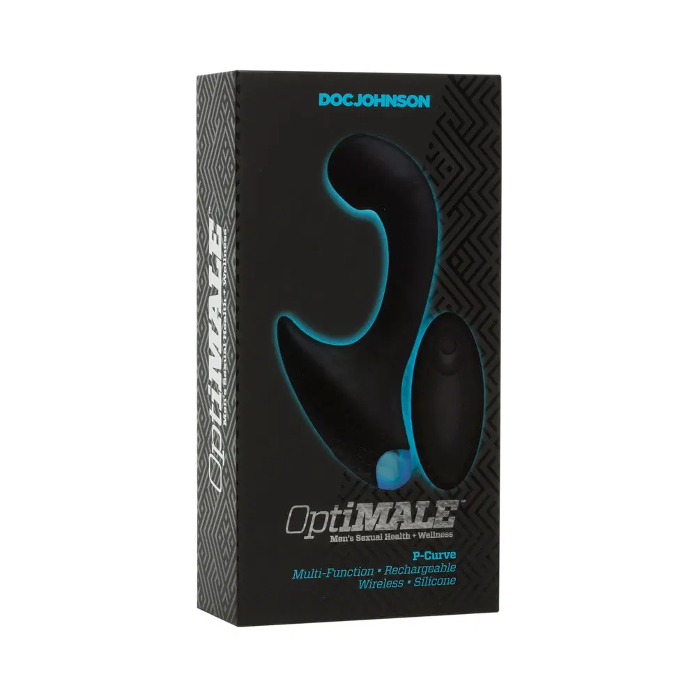 Optimale Vibrating P-Massager With Wireless Remote Black 1