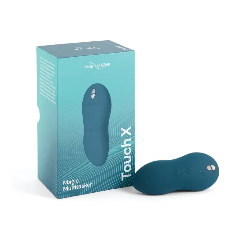 We-Vibe Touch X Rechargeable Silicone Lay-On Vibrator & Massager Green Velvet 1