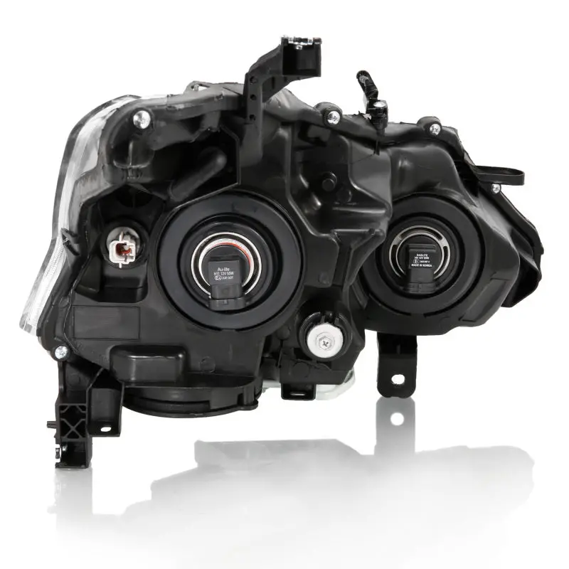 Anzo 2013-2015 Nissan Altima Projector Headlight Black Amber 1