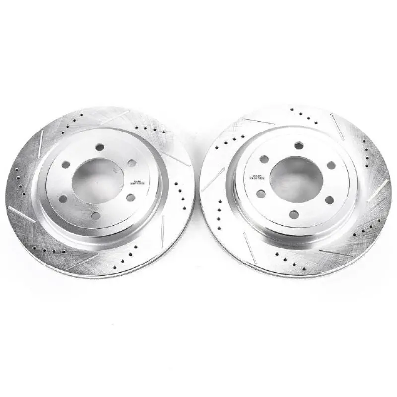 Power Stop 18-19 Ford Expedition Rear Evolution Drilled & Slotted Rotors - Pair 1