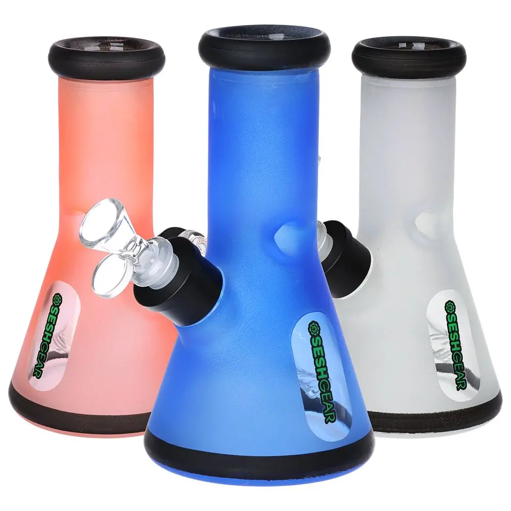Seshgear Glass Beaker Water Pipe Smokers' Kit | 8" | 14Mm F 1