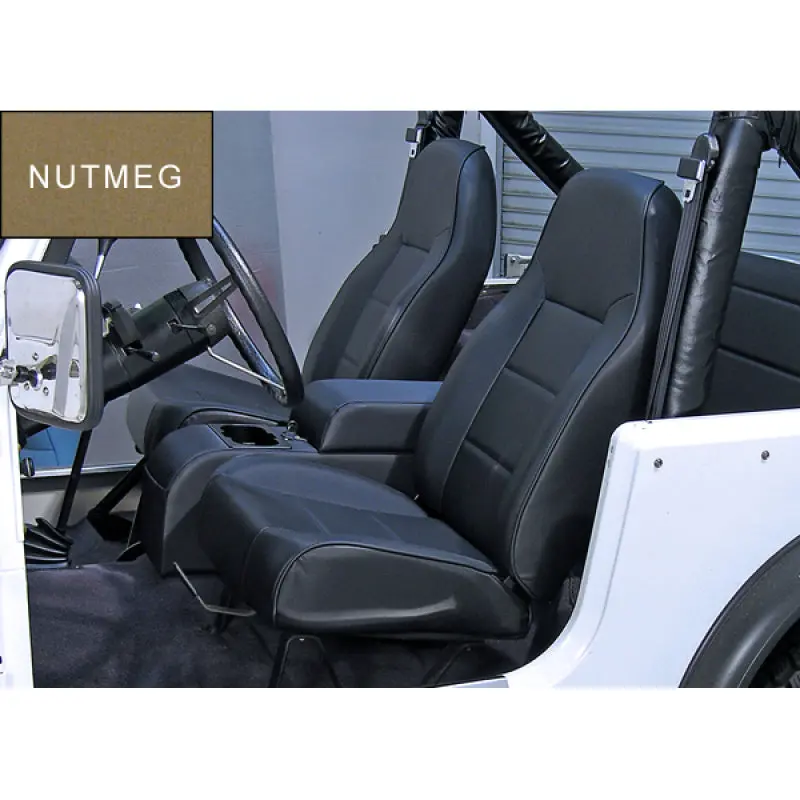 Rugged Ridge High-Back Front Seat Non-Recline Nutmeg 76-02 Cj&Wra 1