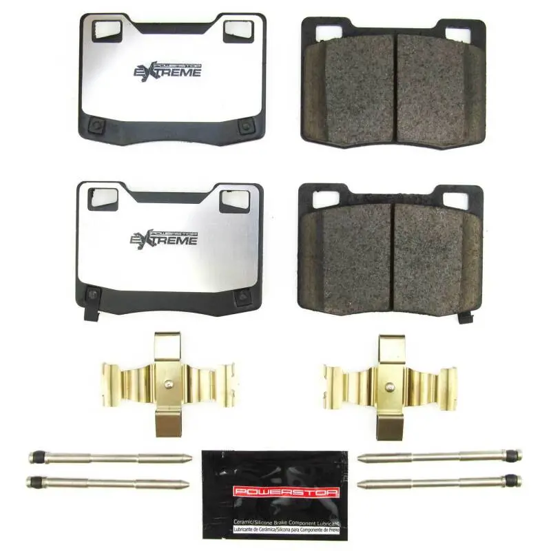 Power Stop 20-21 Ford Mustang Rear Z26 Street Brake Pads W/Hardware 1