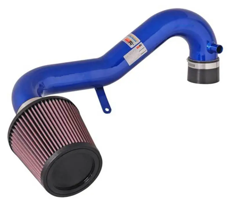 K&N 01-05 Honda Civic Sr L4-1.7L Blue Typhoon Short Ram Intake 1