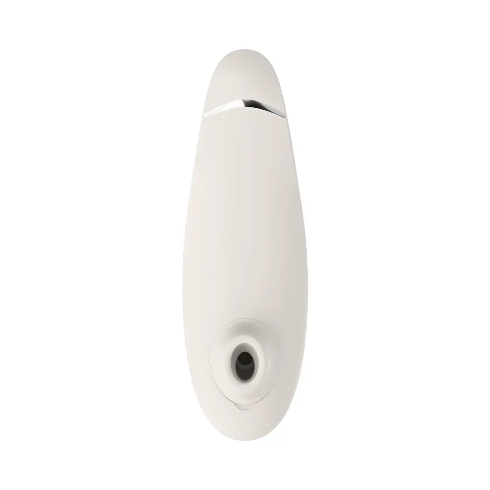 Womanizer Premium 2 Rechargeable Silicone Luxurious Pleasure Air Clitoral Stimulator Warm Gray 1