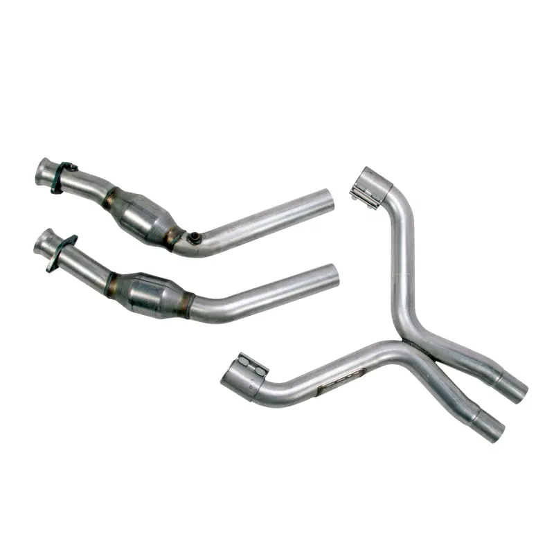 Bbk 11-14 Mustang 3.7 V6 High Flow X Pipe With Catalytic Converters - 2-1/2 1