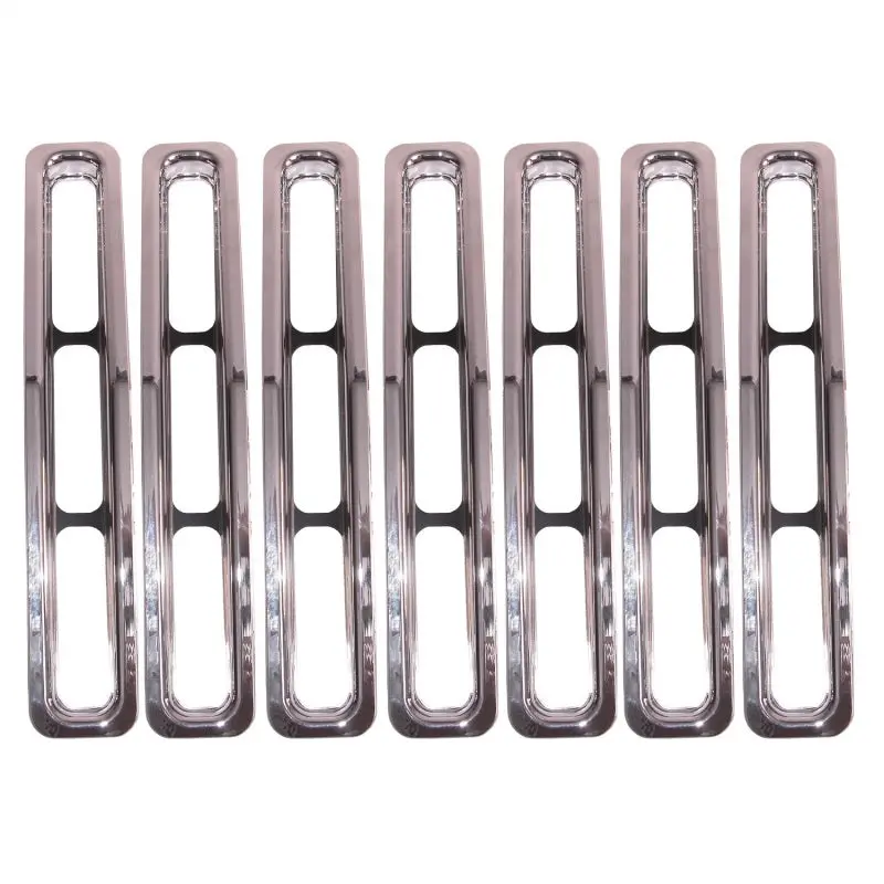 Rugged Ridge Grille Inserts Chrome 87-95 Jeep Wrangler Yj 1