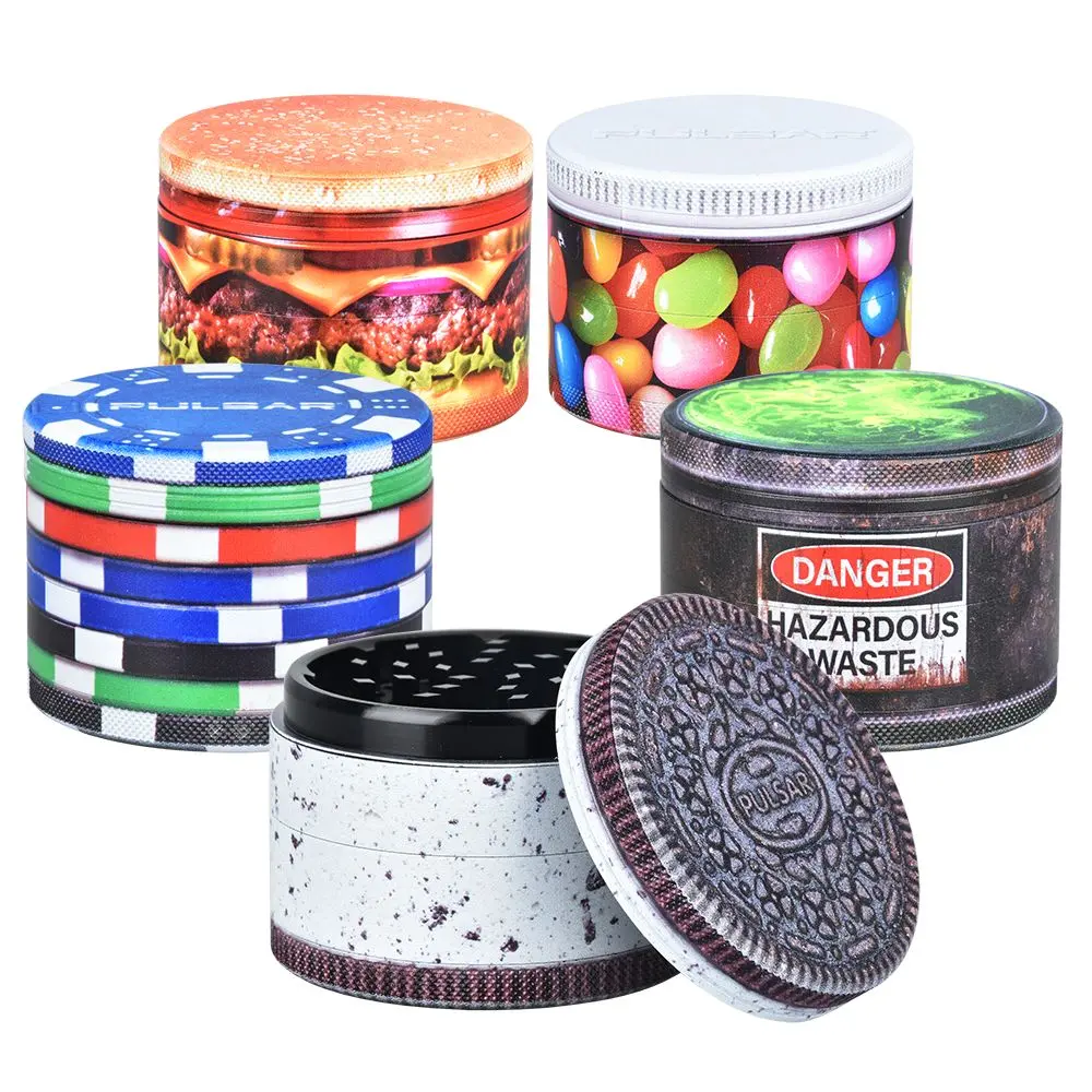 Pulsar Objex Design Series Aluminum Grinder | 4Pc | 2.5" 1