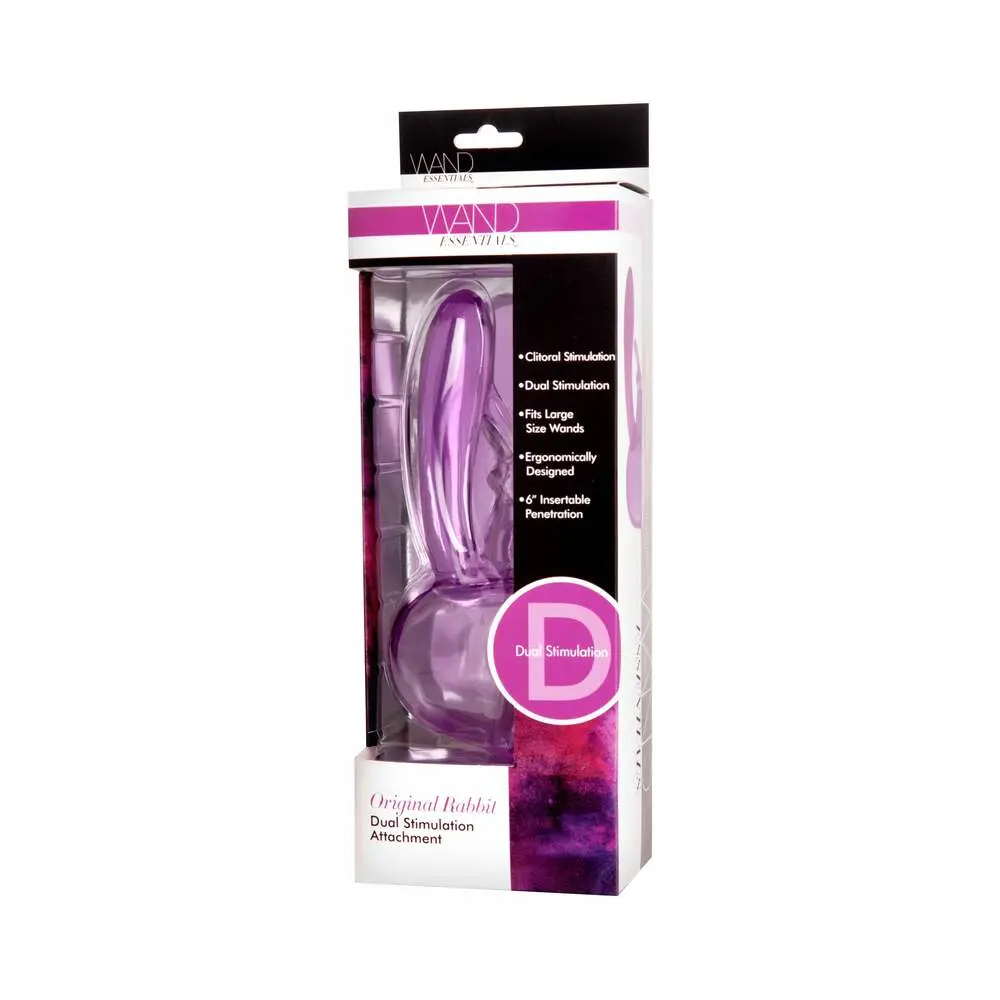Wand Essentials Rabbit Attachment (Purple) 1