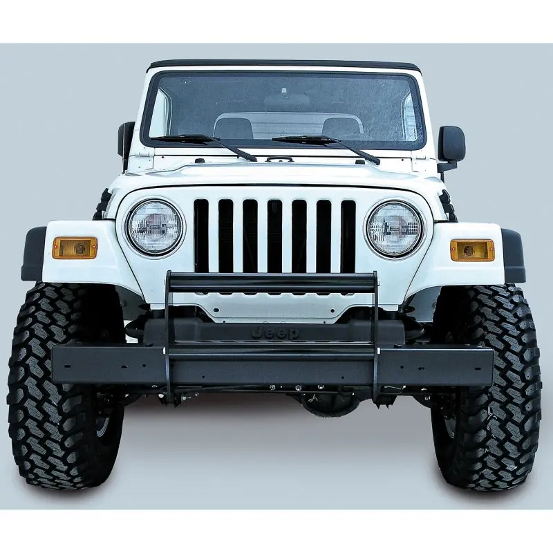 Rugged Ridge Brush Guard Gloss Black 97-06 Jeep Wrangler 1