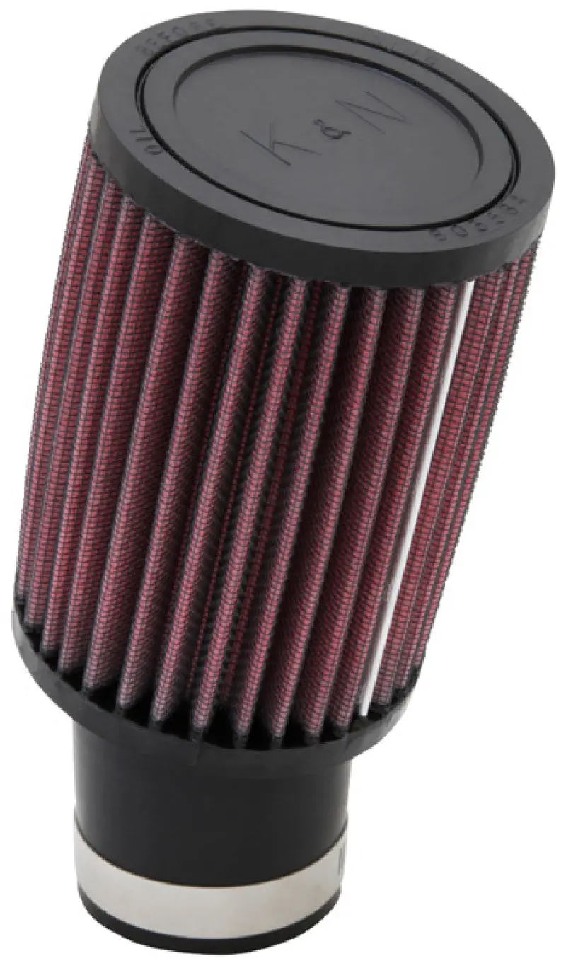K&N Filter Universal Rubber Filter - Round Straight - Angled Flange For 81-82 Honda Atc250r 250 1