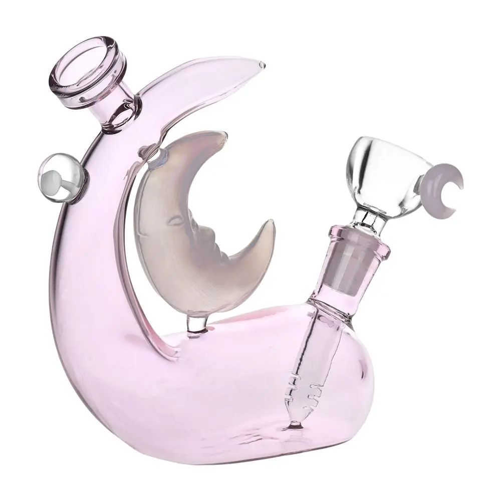 Lunar Lounger Glass Water Pipe - 5.75" / 14Mm F 1