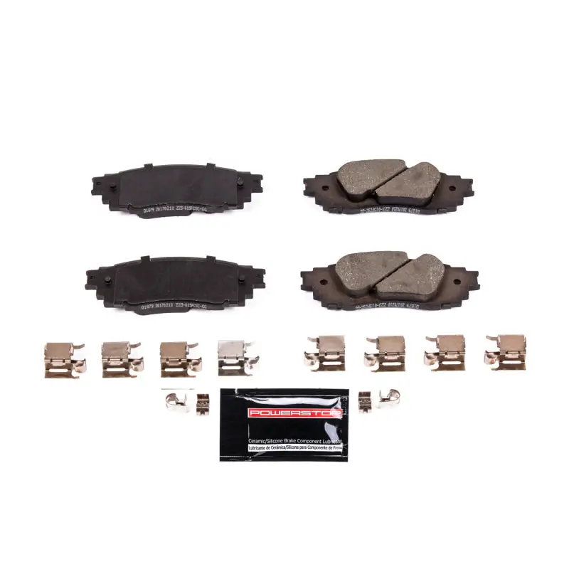 Power Stop 2019 Lexus Es300h Rear Z23 Evolution Sport Brake Pads W/Hardware 1