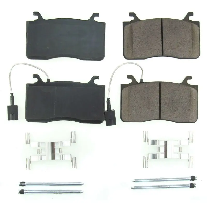 Power Stop 17-18 Alfa Romeo Giulia Front Z17 Evolution Ceramic Brake Pads W/Hardware 1