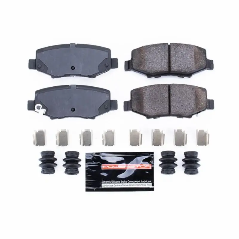 Power Stop 07-11 Dodge Nitro Rear Z23 Evolution Sport Brake Pads W/Hardware 1