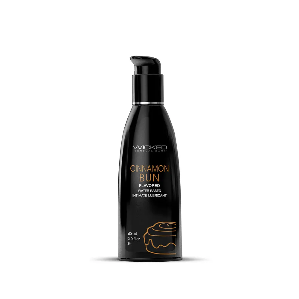 Wicked Aqua Cinnamon Bun Water-Based Lubricant 2 Oz. 1