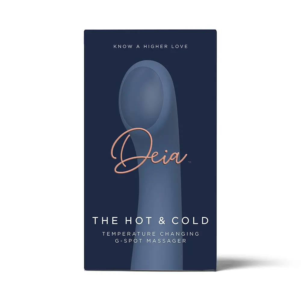 Deia The Hot & Cold Temperature-Changing G-Spot Massager Silicone Blue 1