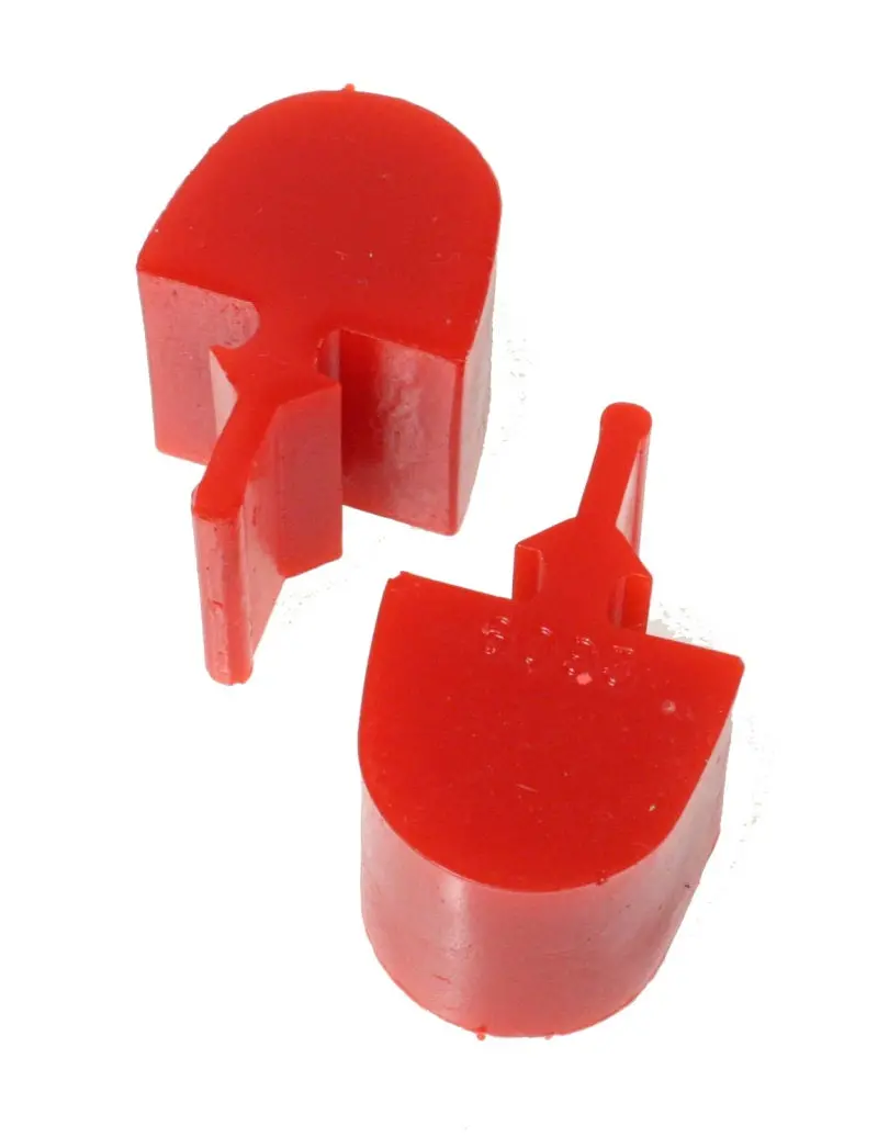Energy Suspension Gm Pull Thru Style Red Bump Stop Set 1