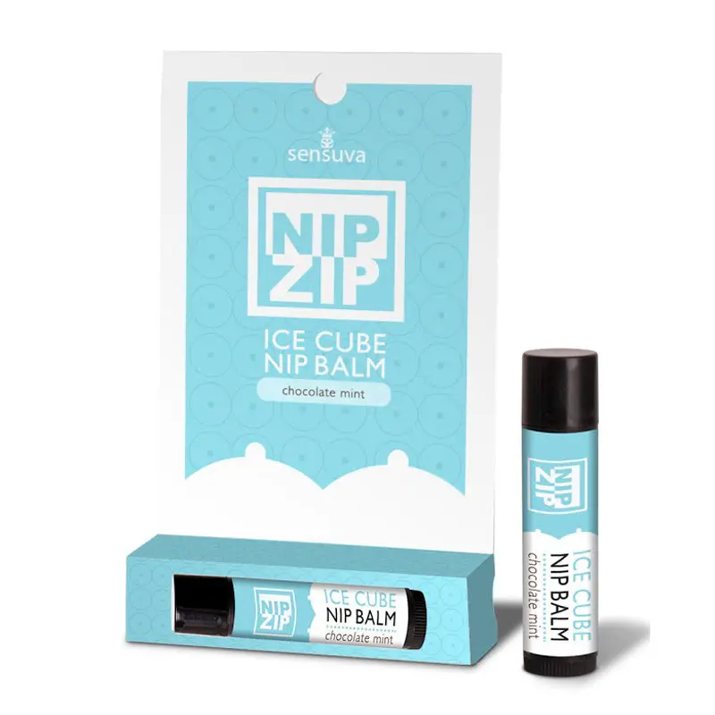 Sensuva Nip Zip Ice Cube Nipple Balm Chocolate Mint 1