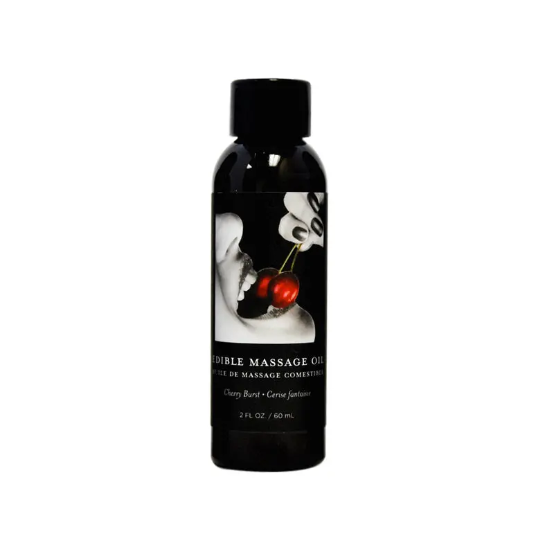 Earthly Body Edible Massage Oil Cherry 2Oz 1